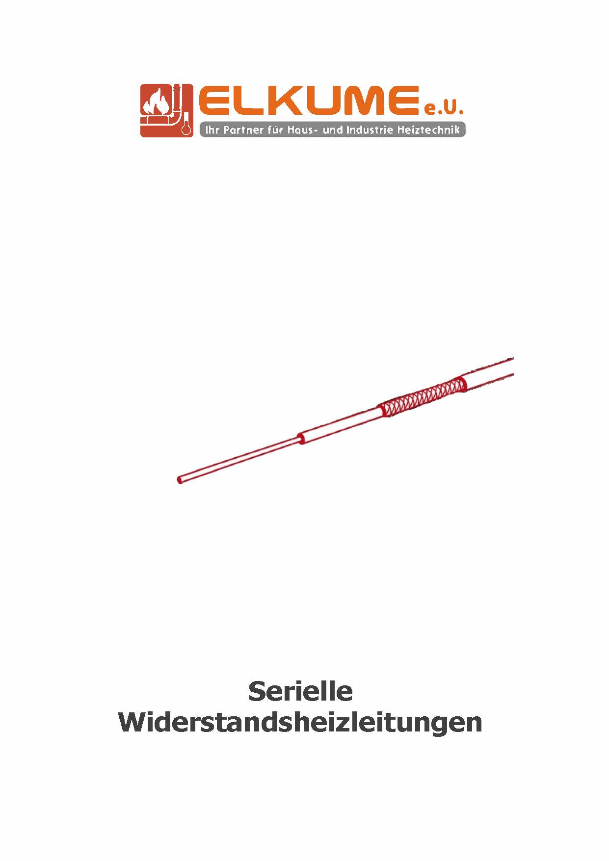 Widerstandsheizleitungen und Heizbänder 